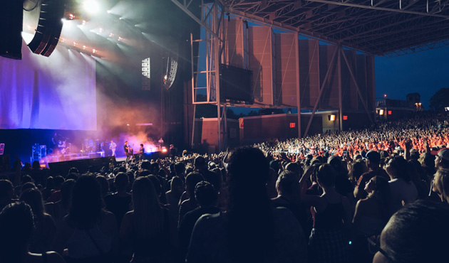 Large stadium-style event space